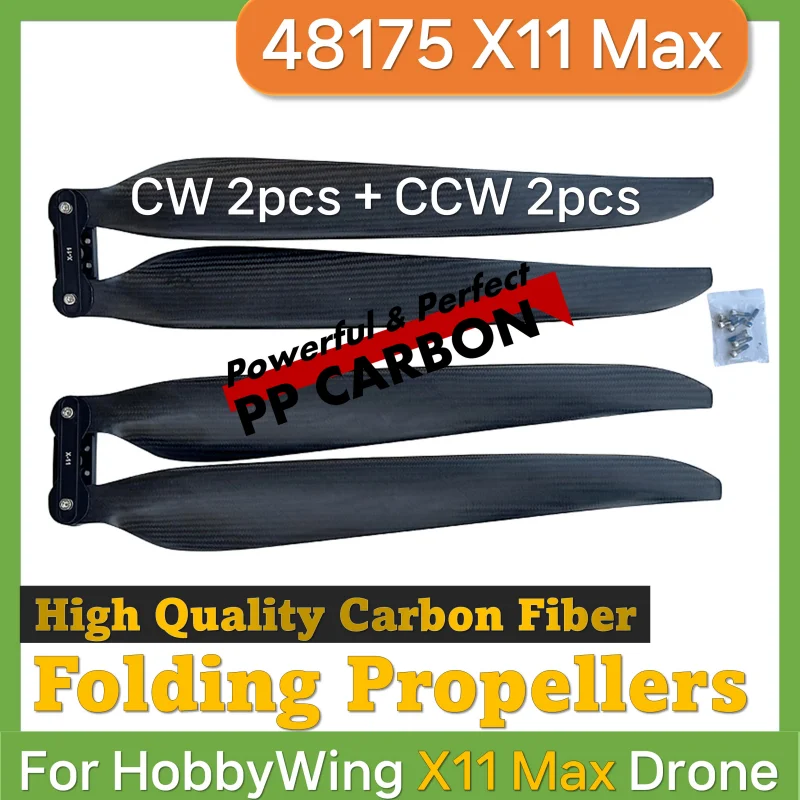 

4 шт., складной пропеллер из углеродного волокна для X11 MAX KV60