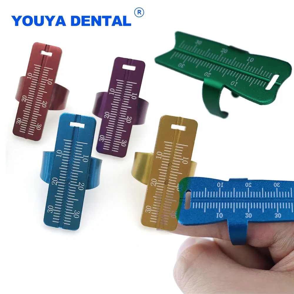 

1 шт. Стоматологическая красочная кольцевая линейка из алюминиевого сплава инструмент для измерения корневого канала эндонтический измерительный прибор инструменты для стоматолога