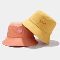 summer womens love fisherman hat mens fashion student couple man hat beach hats visor hiking caps apparel unisex bucket hat
