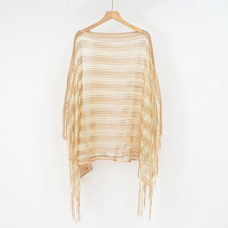 Женская блузка пляжное полотенце однотонная шаль шарф с бахромой