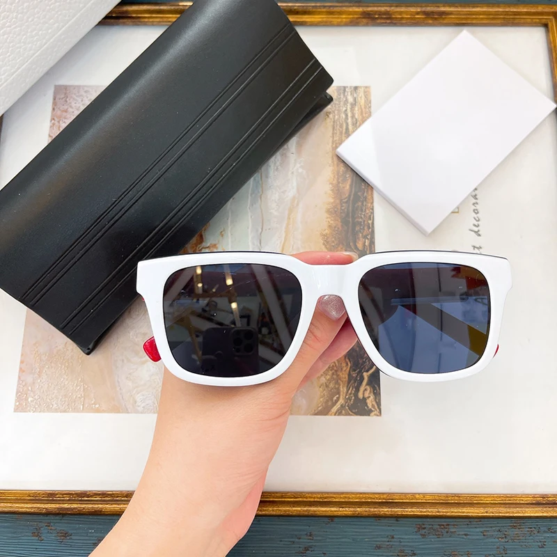 

Sunny Day Resin Mirror Clear Woman Femail Vintage Cat Eye Sun Glasses Sunglasses B23 S11