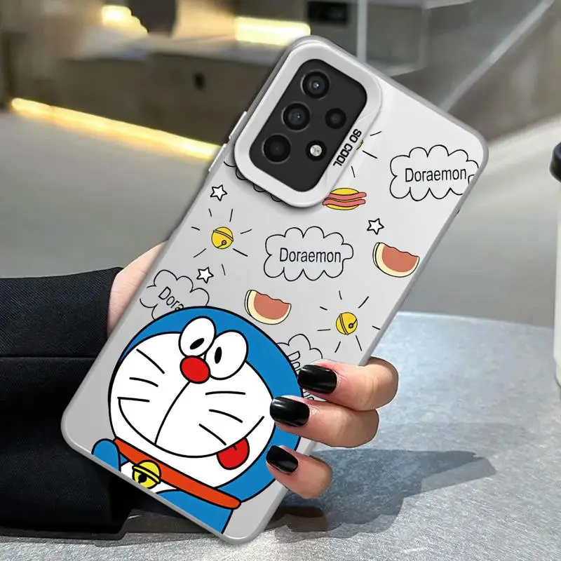 Милый чехол Doraemon для телефона Samsung Galaxy A15 A25 A52 A72 A51 A71 4G A73 A55 A54 A53 A52s телефонные чехлы