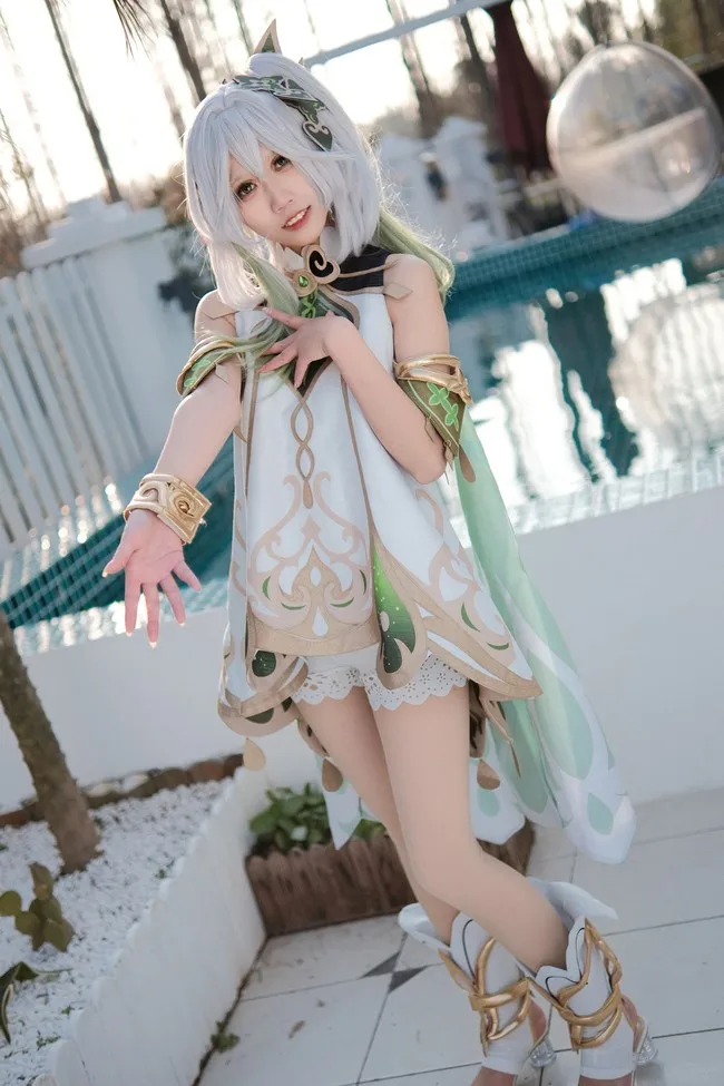 

Костюм для косплея геншин ударьида, Малый лорд кусанали, детский костюм нахиды, платье горничной на Хэллоуин, туфли нахиды