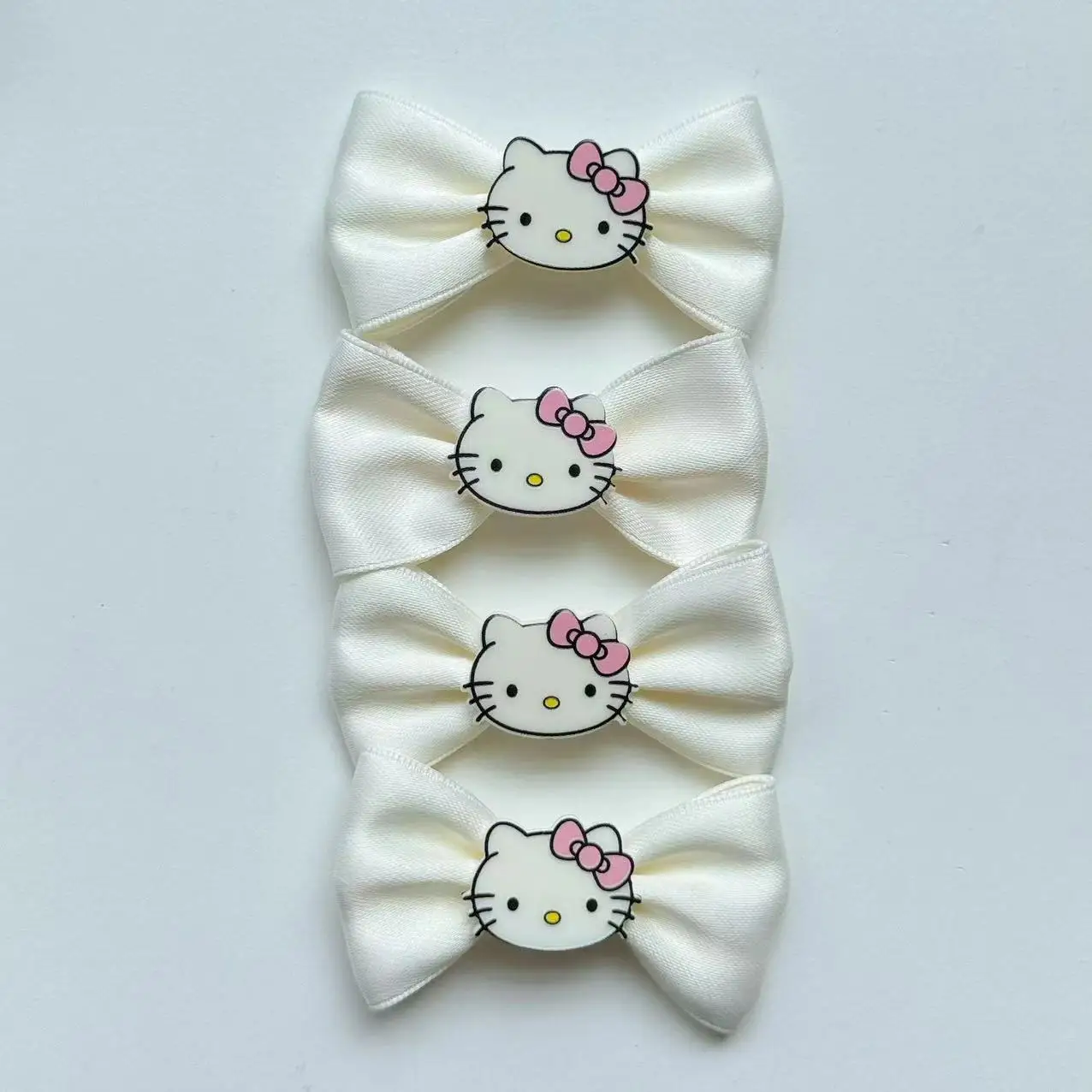 2 шт. бежевые аксессуары с бантиком KT материалы ручной работы сделай сам тканевые