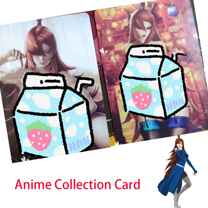 

2Sheets/set Anime Peripheral Game Collection Card ACG Naruto Mizukage Gentleman Color Flash Card Otaku Man Gift Toys 63*88mm
