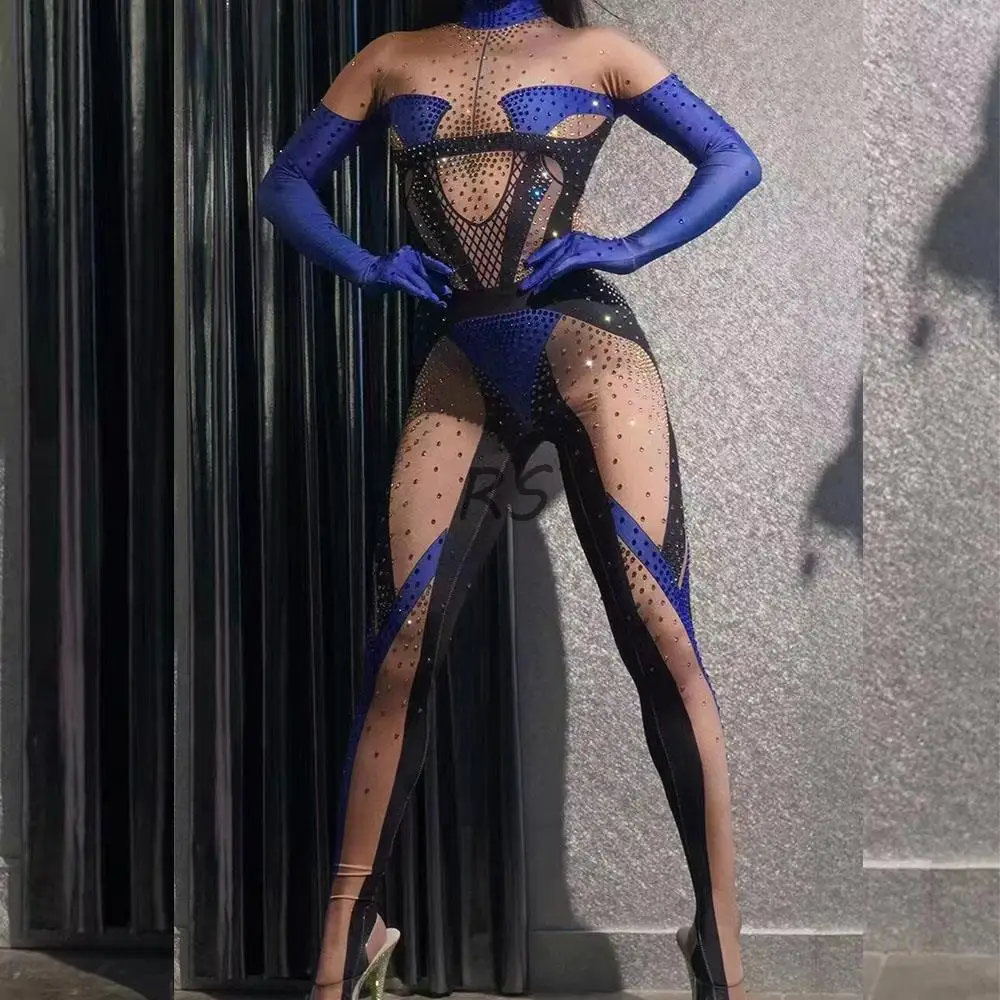 

Сексуальный женский комбинезон из искусственного спандекса