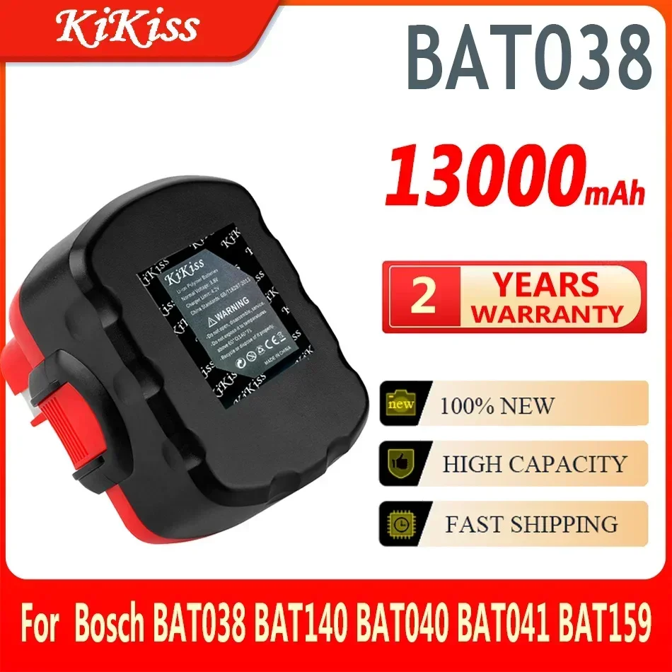 Новый аккумулятор KiKiss для Bosch BAT038 BAT140 BAT040 BAT041 BAT159 2607335275 2607335533 2607335534 2607335711 2607335465
