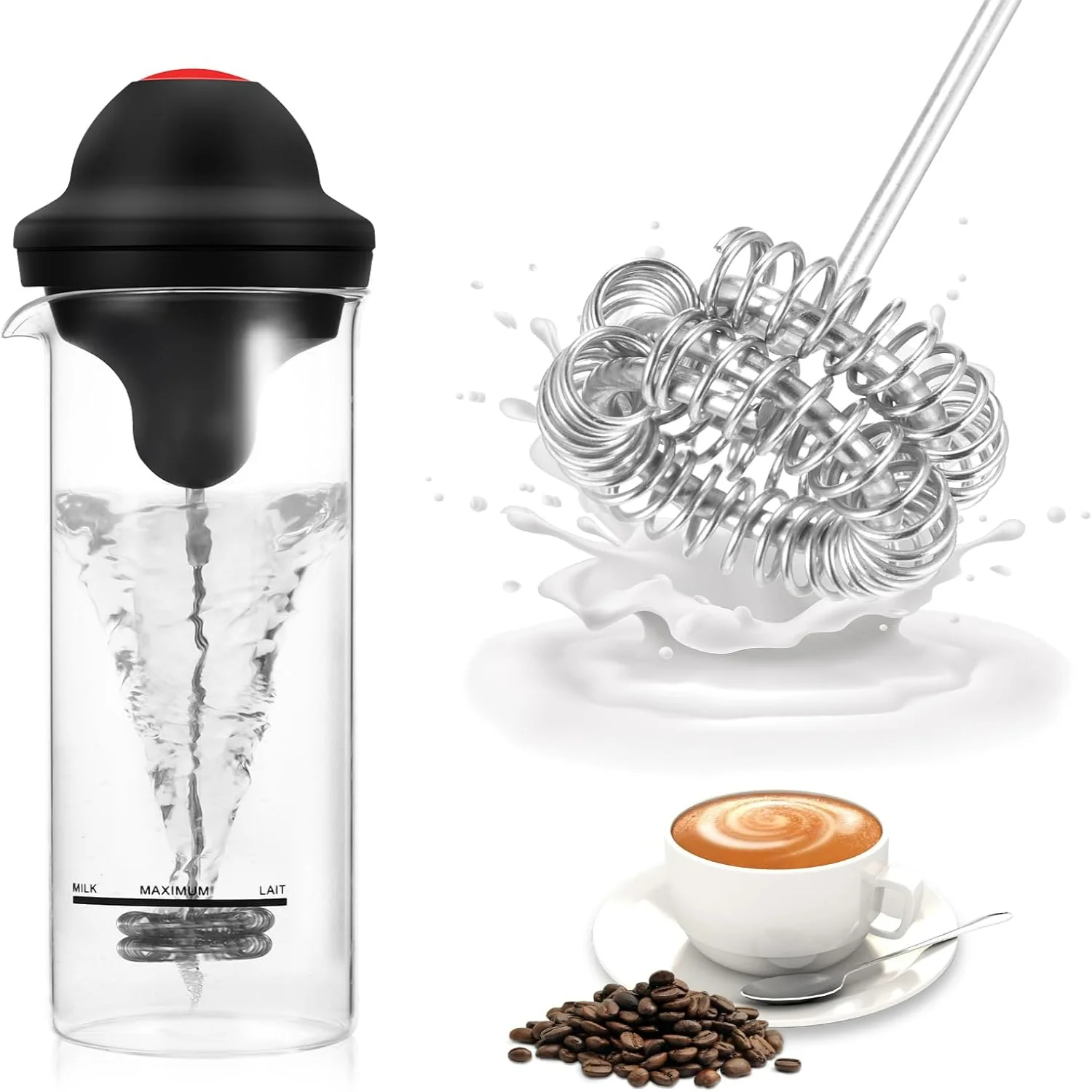 Портативный вспениватель молока Milk Frother