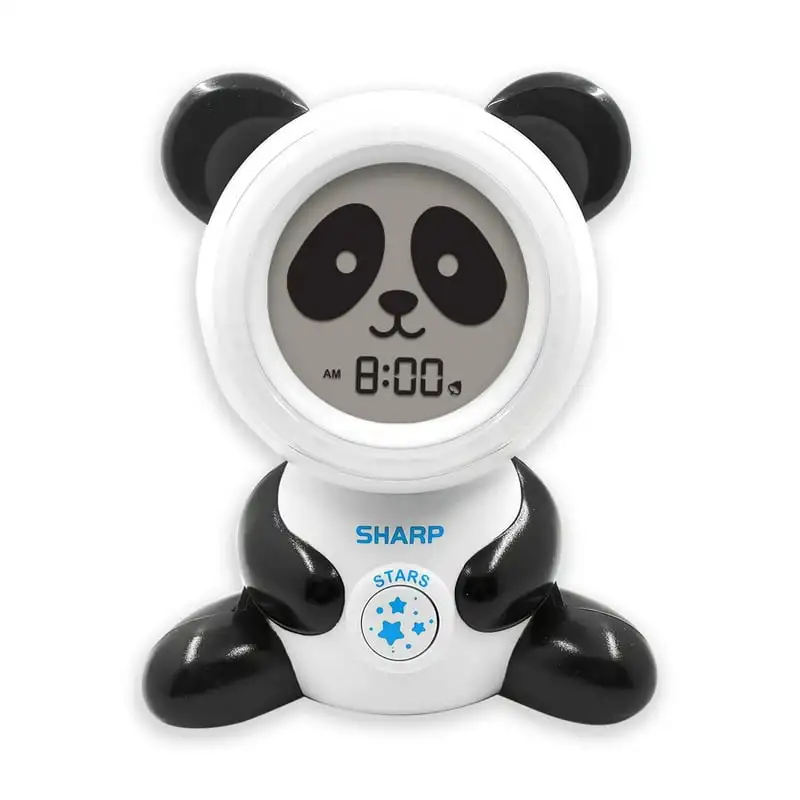 

to Wake Sleep Trainer Panda Clock, Brand, with Ceiling Projection, White