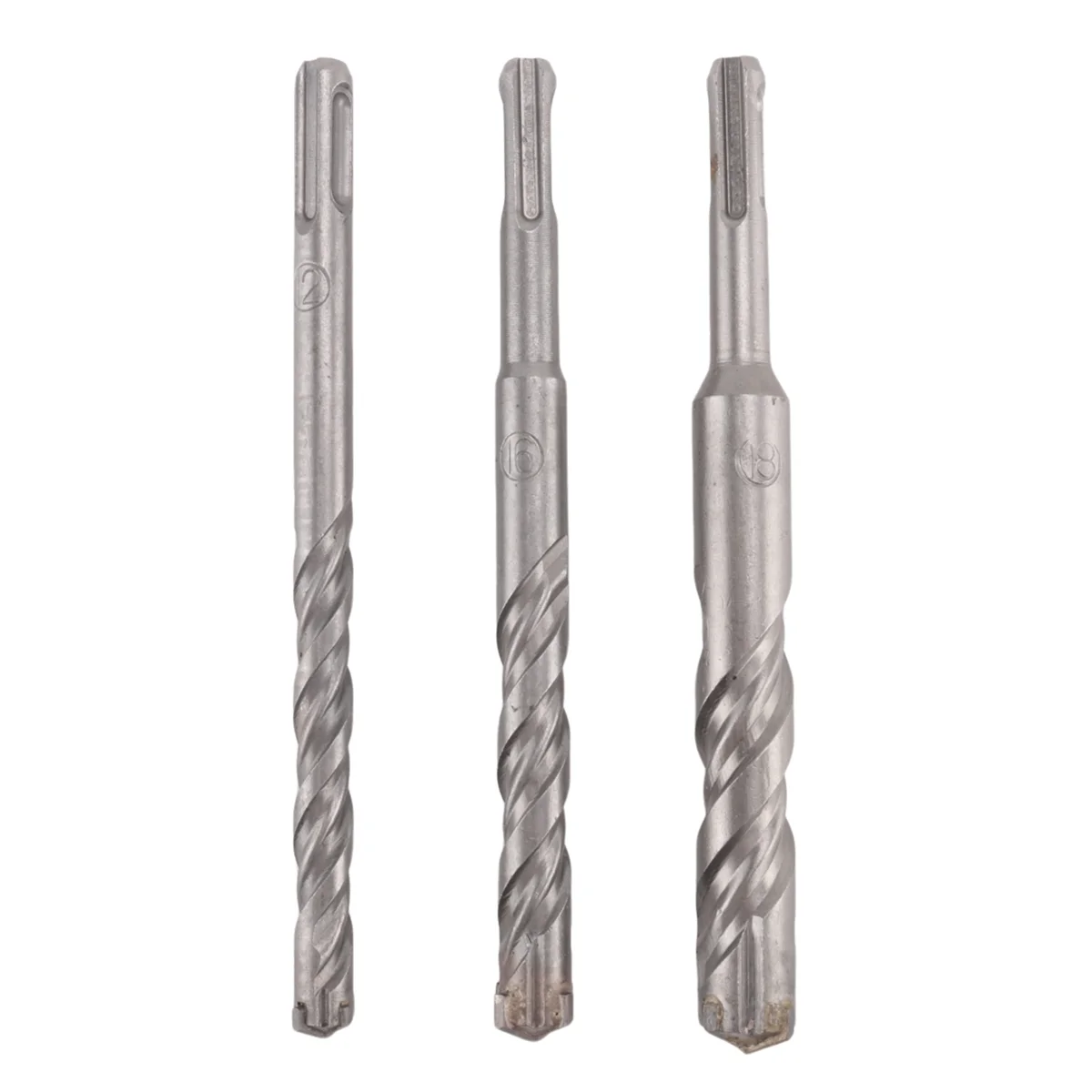 Набор ударных сверл SDS Plus из 7 шт. (4 канавки) для бетонных кирпичных блоков