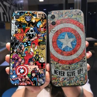 popular marvel phone case for samsung galaxy s8 s8 plus s9 s9 plus s10 s10e s10 lite 5g plus back funda black coque