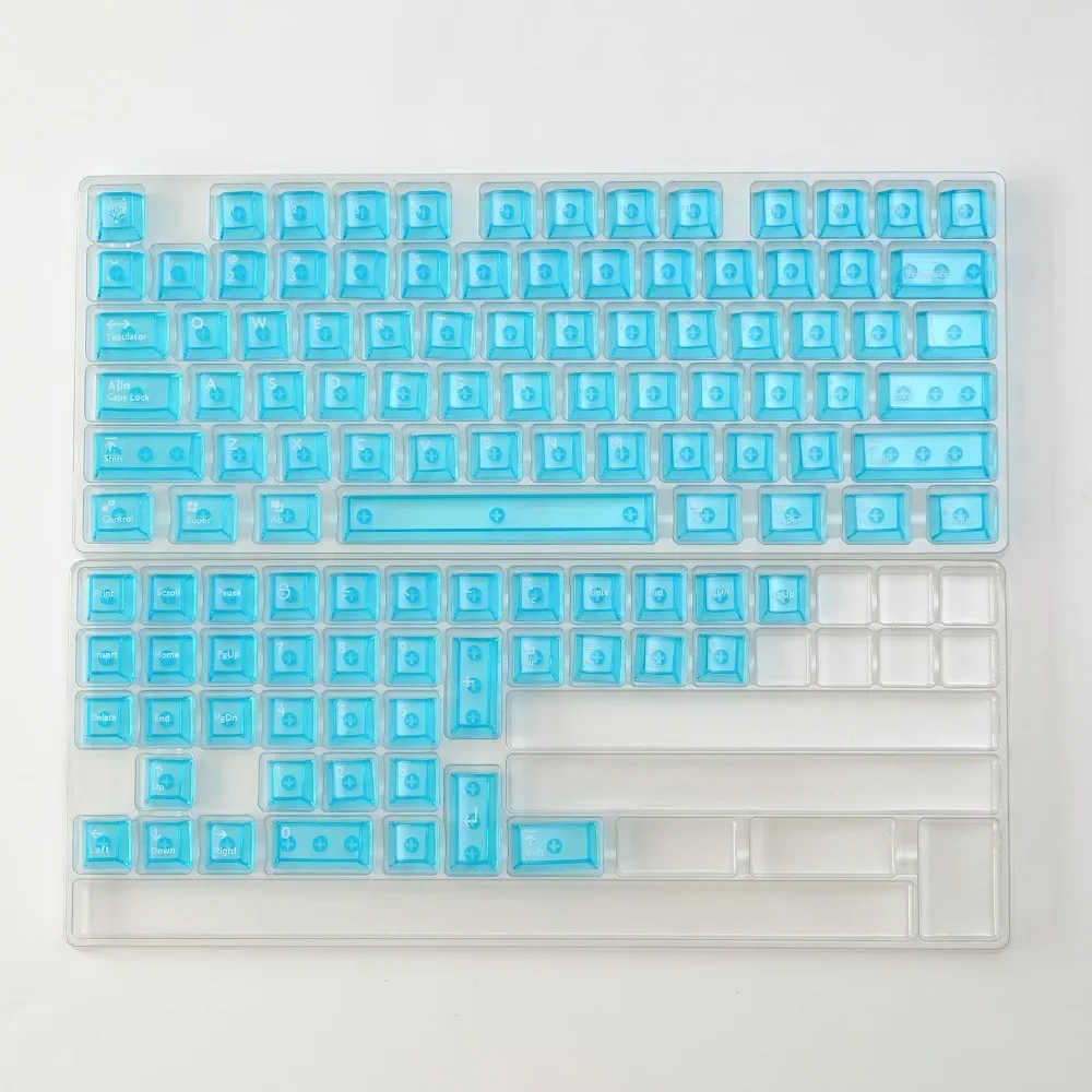 AIFEI 114 колпачки для клавиш оригинальный профиль ПК печать синий/зеленый