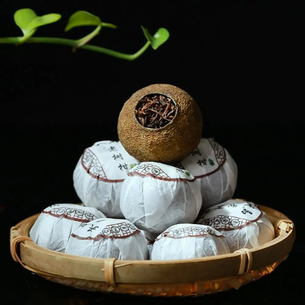 

oolong tea 250g Natural Plant Tea Bag Tangerine Peel Pu'er Tea Bag DIY Chinese Qinggan Pu'er Tea