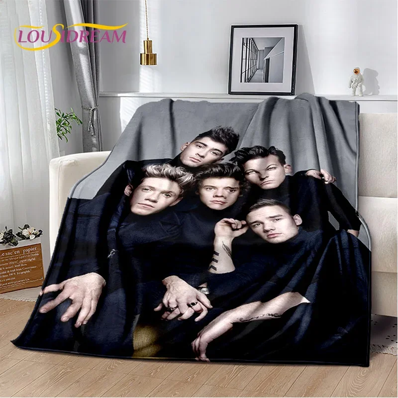 1D Rock-One Direction Combinatio мягкое фланелевое одеяло для кроватей спальни дивана пикника
