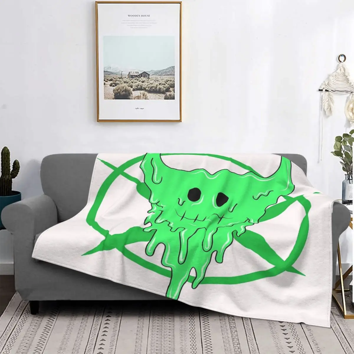 

Manta de monstruo verde, colcha de cama a cuadros, Edredon, cubiertas de cama, manta de verano en la cama