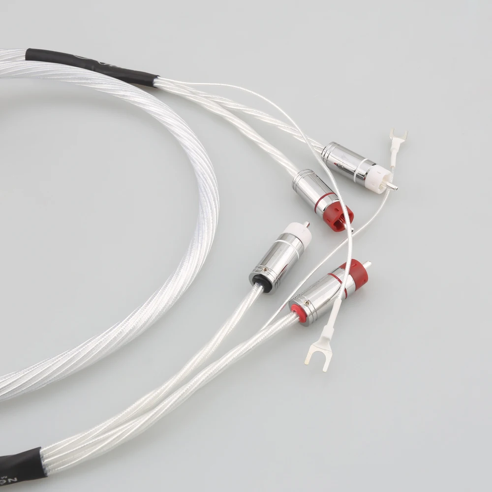 HI-END Nordost Odin 2 посеребренный телефонный кабель RCA тонарма с заземляющим проводом |