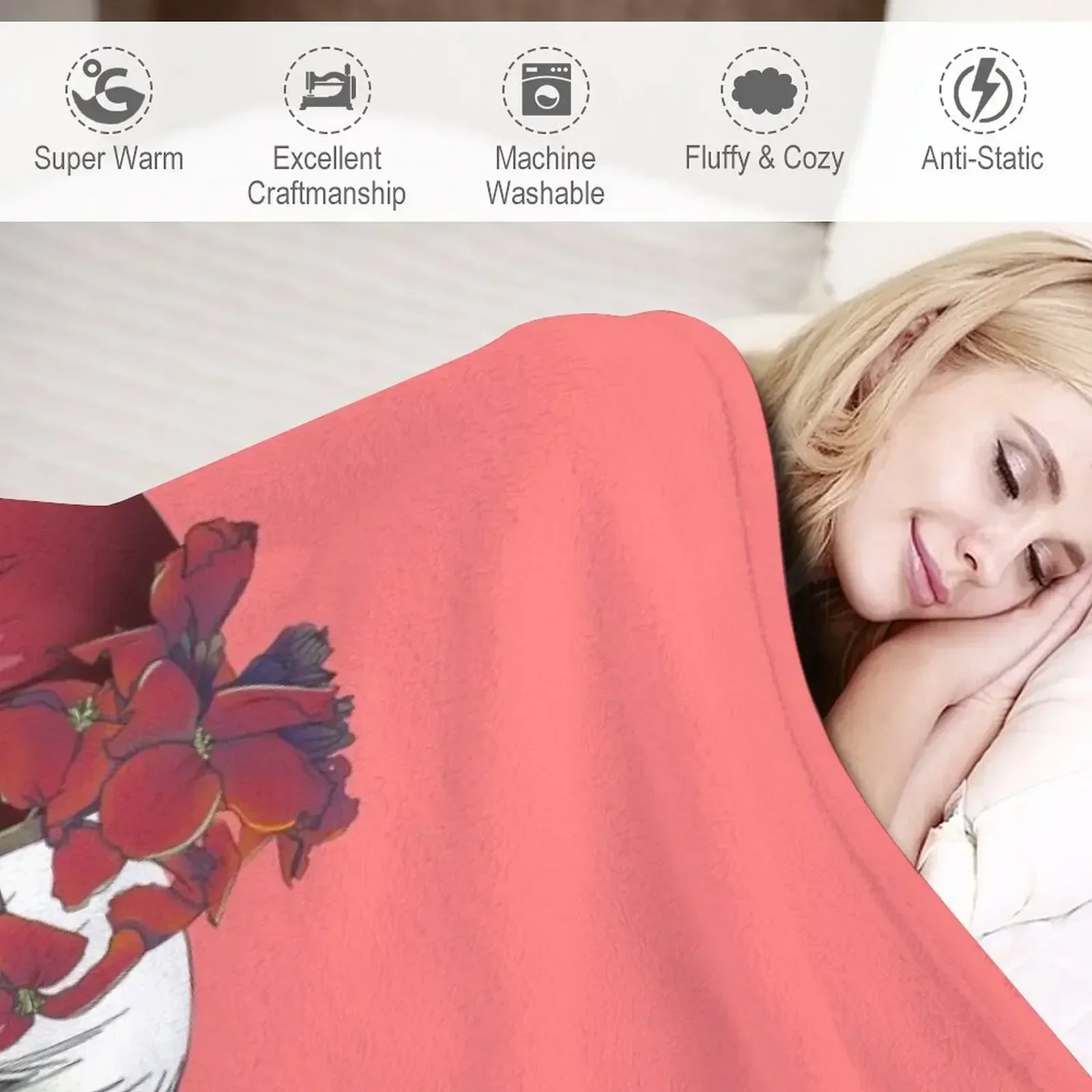 Одеяло Akagami no Shirayukihime одеяла в стиле аниме для малышей милые