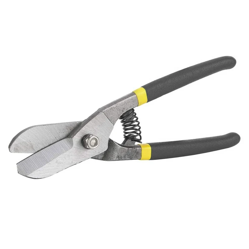 

Germany Type Straight Cut Tin Snips Metal Shears Industrial Tools Perfect For Cutting Sheet Metal Leather Plastic (10In)