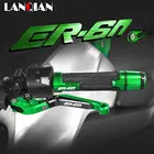 Рычаги тормозной муфты мотоцикла, ручки, ручки, концы для Kawasaki ER6N ER-6N 2009 2010 2011 2012 2013 2014 2015 2016 2017
