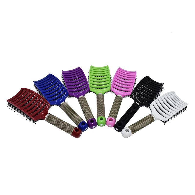 Женская расческа для массажа кожи головы нейлоновая щетка волос кудрявая