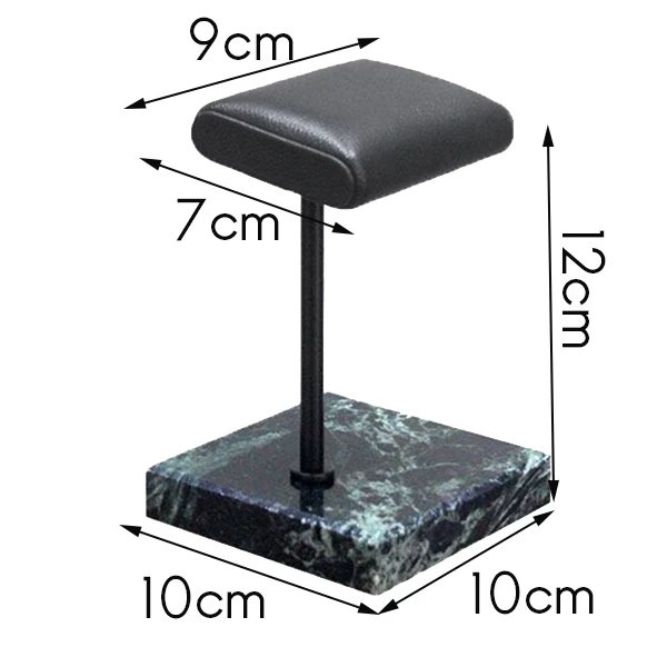 Подставка для часов из искусственной кожи с мраморным основанием