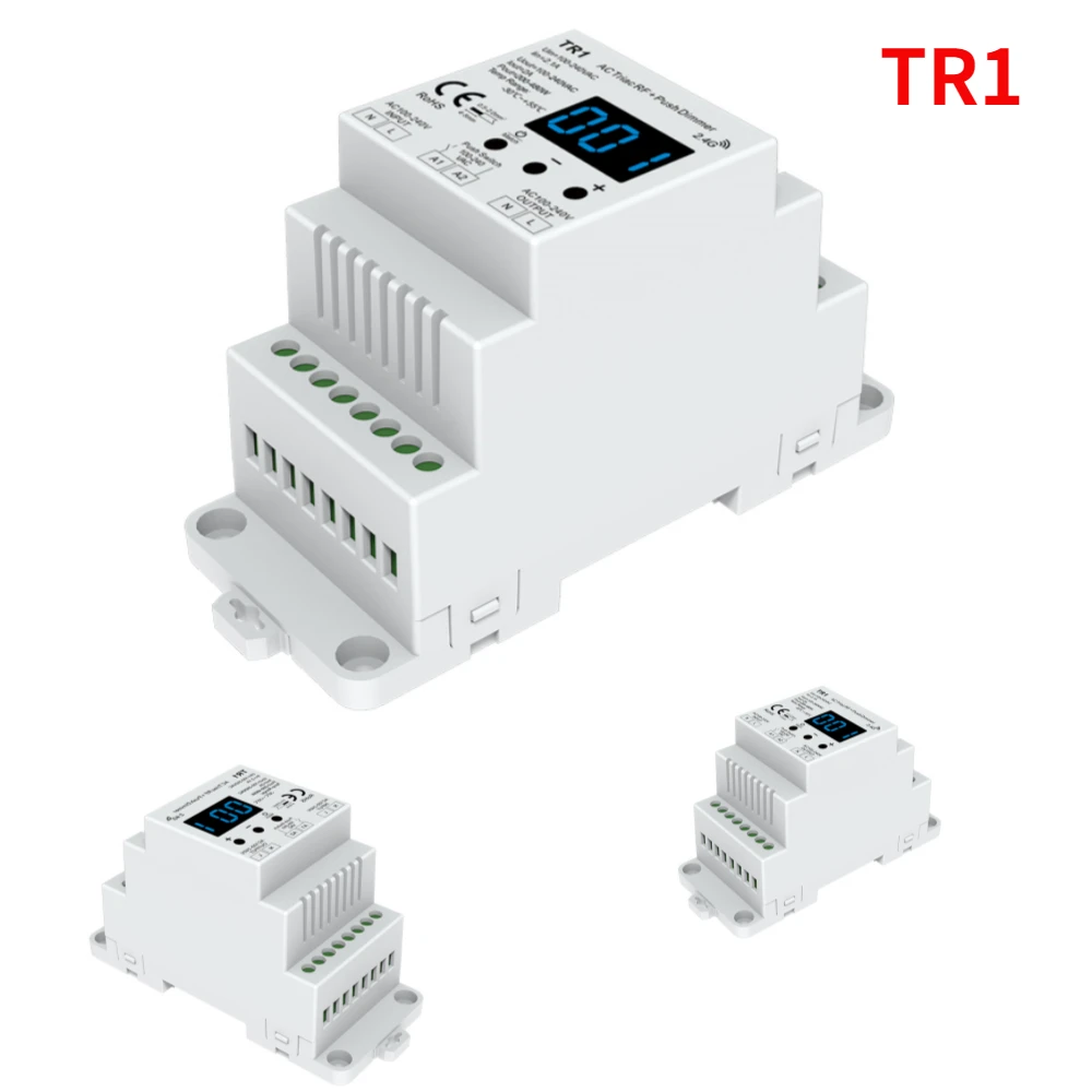 Skydance TR1 AC LED Triiac RF + Push Dimmer Высокое напряжение 100-240 В переменного тока Выход 1CH для