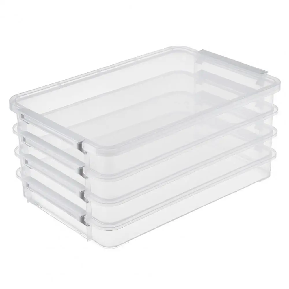 

Useful Storage Box Sturdy PP Document Case Stackable Document Case for Drawer Storage Container