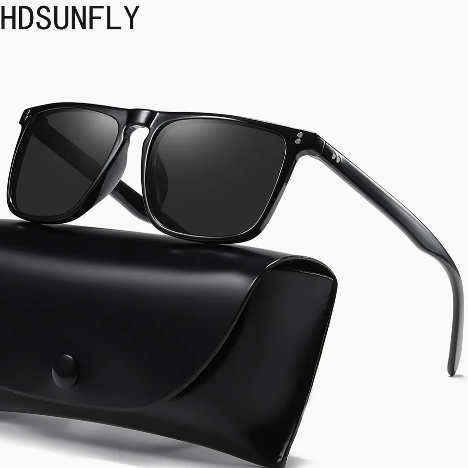 Солнцезащитные очки HD поляризационные для мужчин и женщин винтажные брендовые