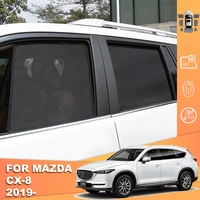 for mazda cx 8 cx8 kg 2017 2022 magnetic car sunshade front windshield frame curtain baby rear side window sun shade visor cx 8