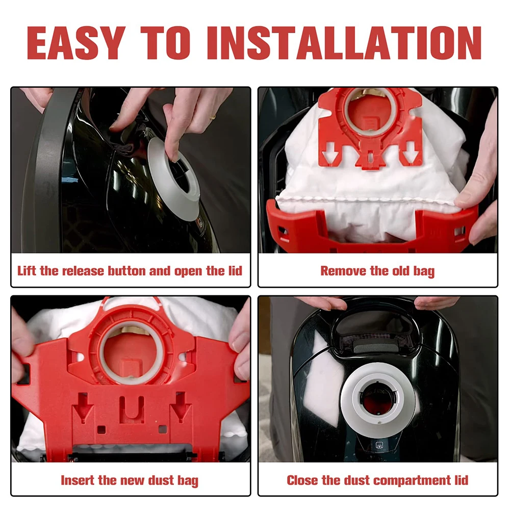 Мешок для пыли Miele S400i-S456i S600-S658 S800-S858 S2000-S2999 S5000-S5999 Компактный мешок пылесоса C1/C2Parts