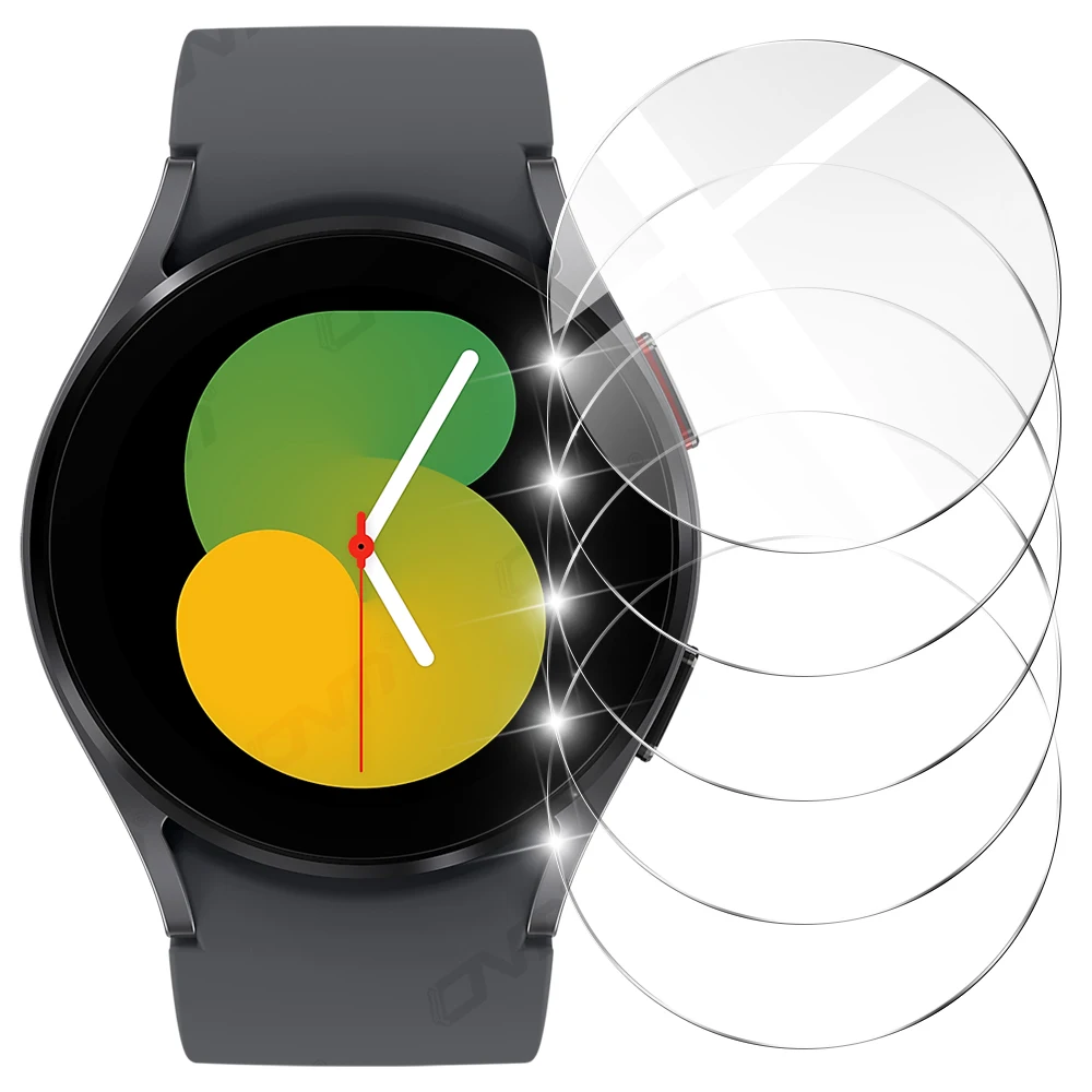Vidrio Templado 9H para Samsung Galaxy Watch 7/6/5/4 40/44mm Classic 43/47mm Pro Protector de pantalla accesorios de película antiarañazos