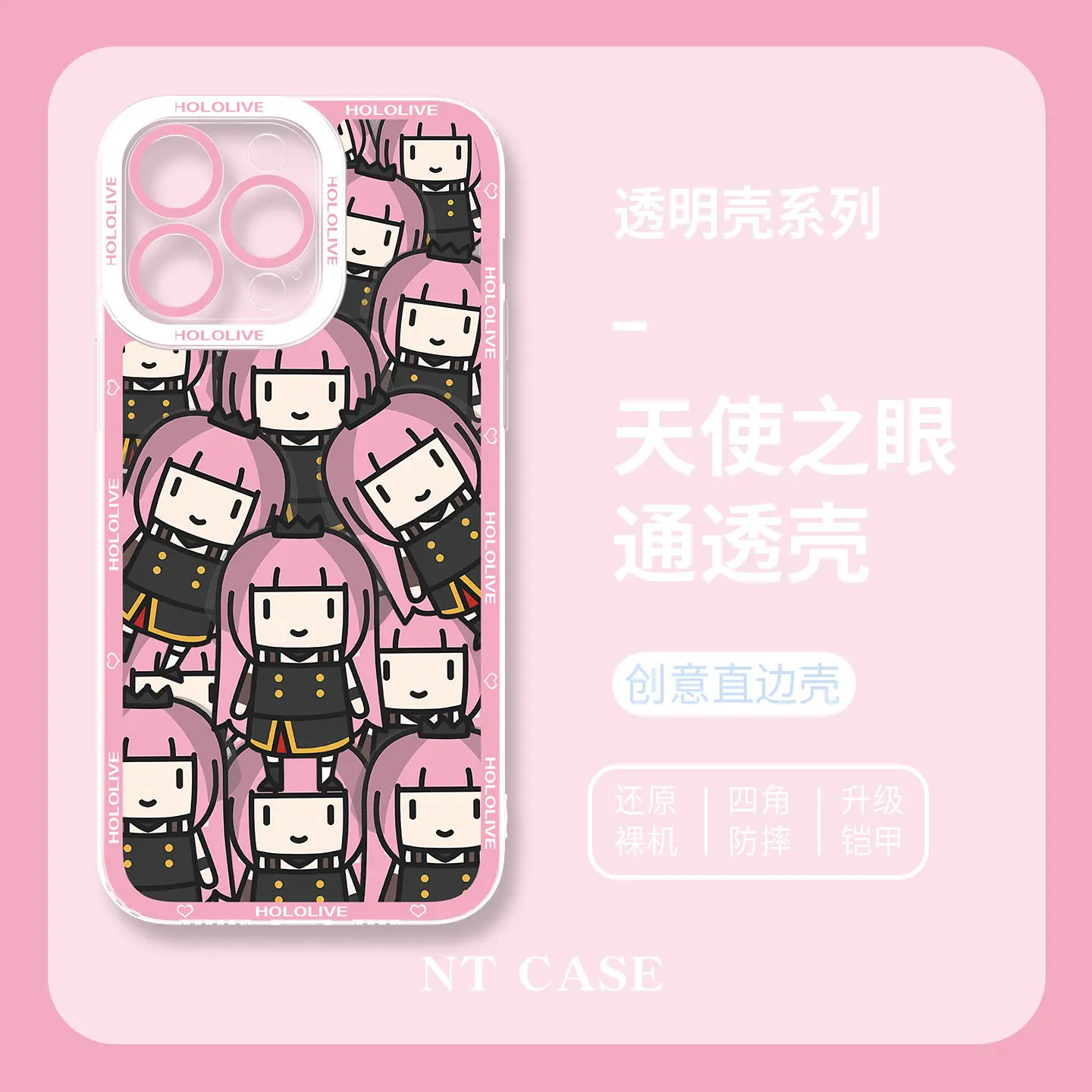 Чехол для телефона Mori Calliope Virtual YouTuber для iPhone 17 16 15 14 13 12 11 Pro Max Plus Mini, аниме Hololive Vtuber (art.: 3920d973dc717) - 3920d973dc717