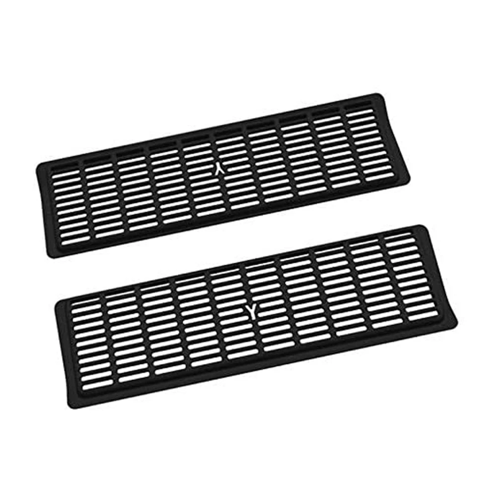 

For Tesla Model Y 2020 2021 Under Seat Air Outlet Cover, Air Flow Vent Grille Dust Cover Interior Decor Car Accessories