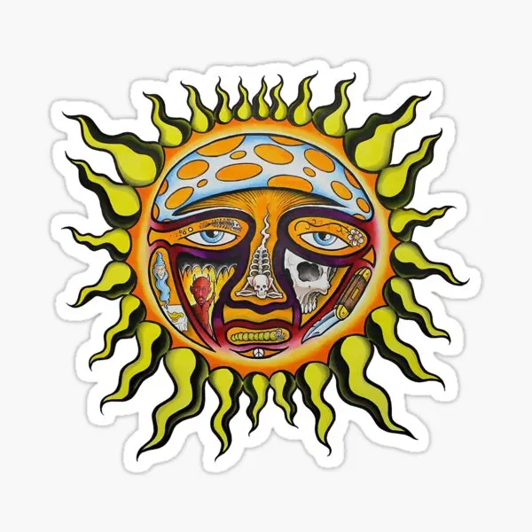 

Наклейки Sun Of Ska для дома, 5 шт., наклейки с бутылками для воды, Забавный фон, бампер, декор для гостиной, мультяшный принт, настенный ноутбук