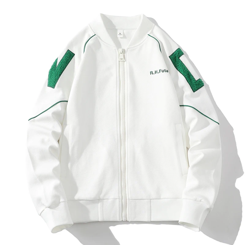 Мужская спортивная куртка с круглым вырезом