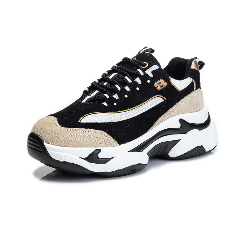 Spring Tide Increased Leisure and Comfortable Running Sneakers New Dad Shoes Women