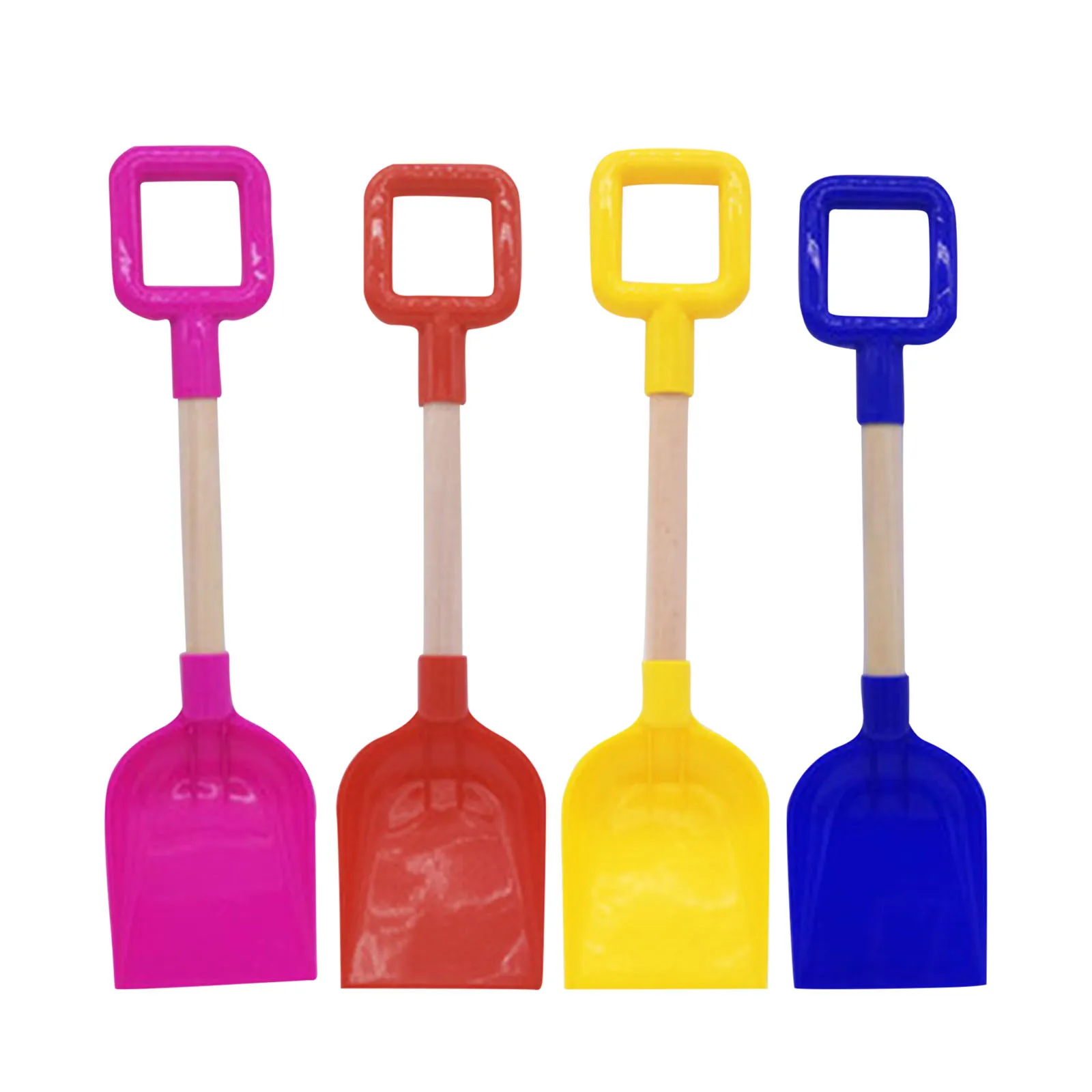 

Лопата для пляжа с деревянной ручкой, лопата для снега, детская пляжная игрушка 1 шт., большая кукольная Ванна, бассейн, поплавки для мальчико...