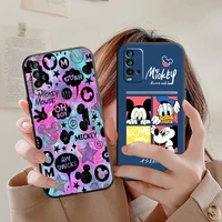 disney mickey mouse phone case for xiaomi redmi 7s 7 7a 8 8a note 8 2021 7 8 8t pro carcasa coque luxury ultra black tpu back