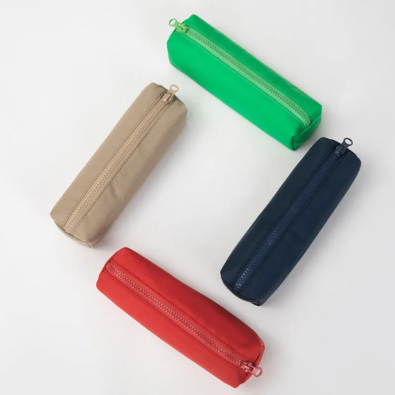Durable Oxford Pencil Case School Office Colorful Cosmetic Bag  Abrasion Resistance Makeup Pouch Estojo Escolar 21*6*5cm