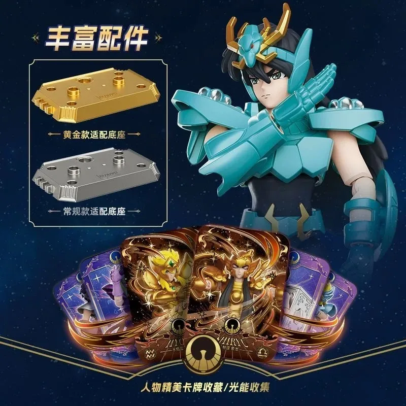 Фото BLOKEES Saint Seiya Star Edition 2nd Libra Dohko Aquarius Camus Scorpius Milo Draco Shiryu Cygnus Hyoga Сборные модели игрушек №5