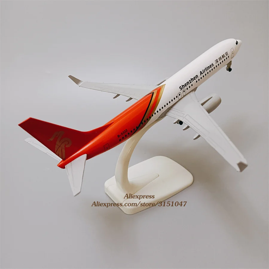 Новинка модель самолета 20 см из металлического сплава China Air ShenZhen Airlines Боинг 737 B737