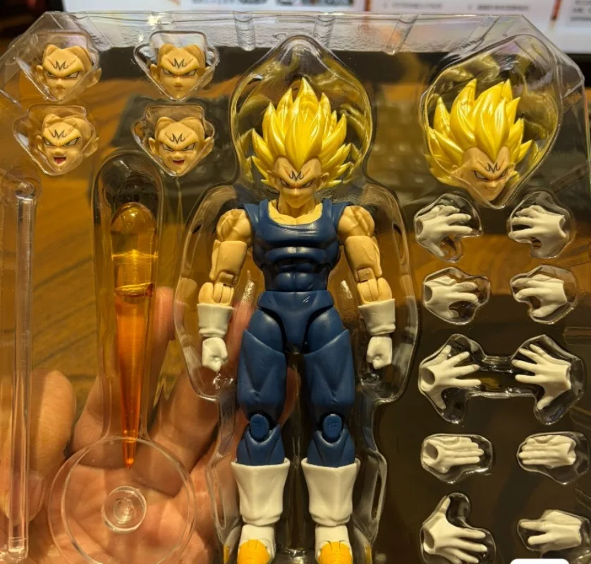 Фото Доставка в течение 24 часов! Игрушки Black Hole Toys & TK Dragon Ball SHF: Фигурка Супер Сайян Маджин Вегета в масштабе 1/12 – идеальный подарок №4