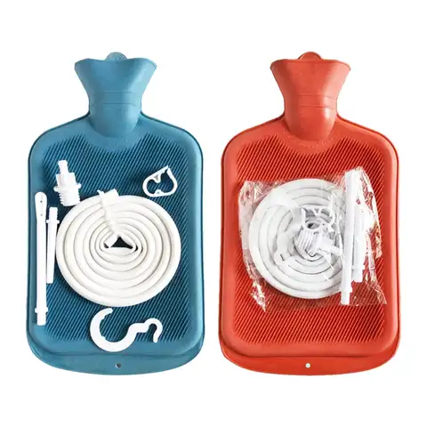 Очистительная сумка для клизмы с трубкой для горячей воды Бутылка для душа душ и домашний комплект для взрослых клизмы