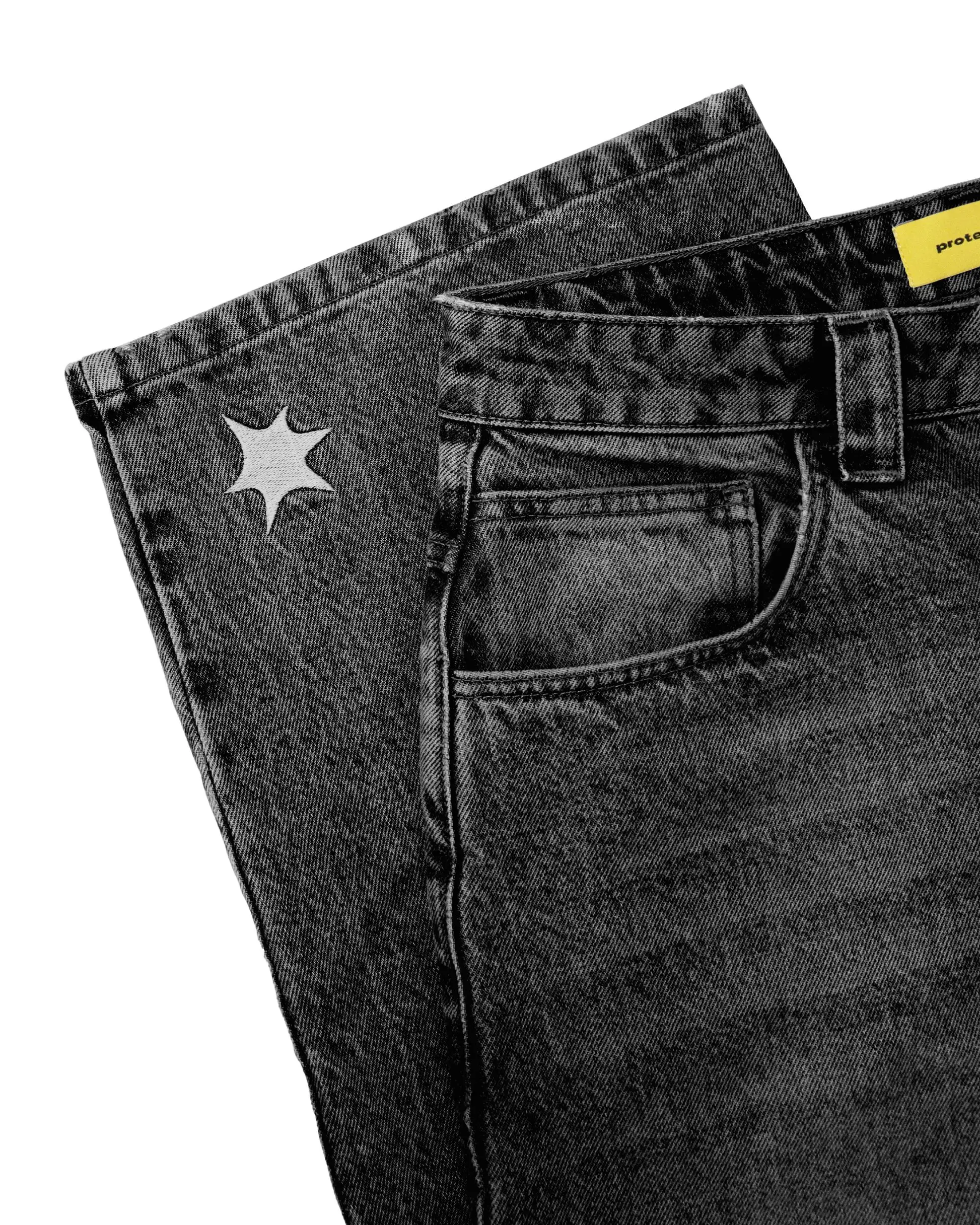 Джинсы в стиле Харадзюку Project Y2K Мужские Винтажные мешковатые женские прямые