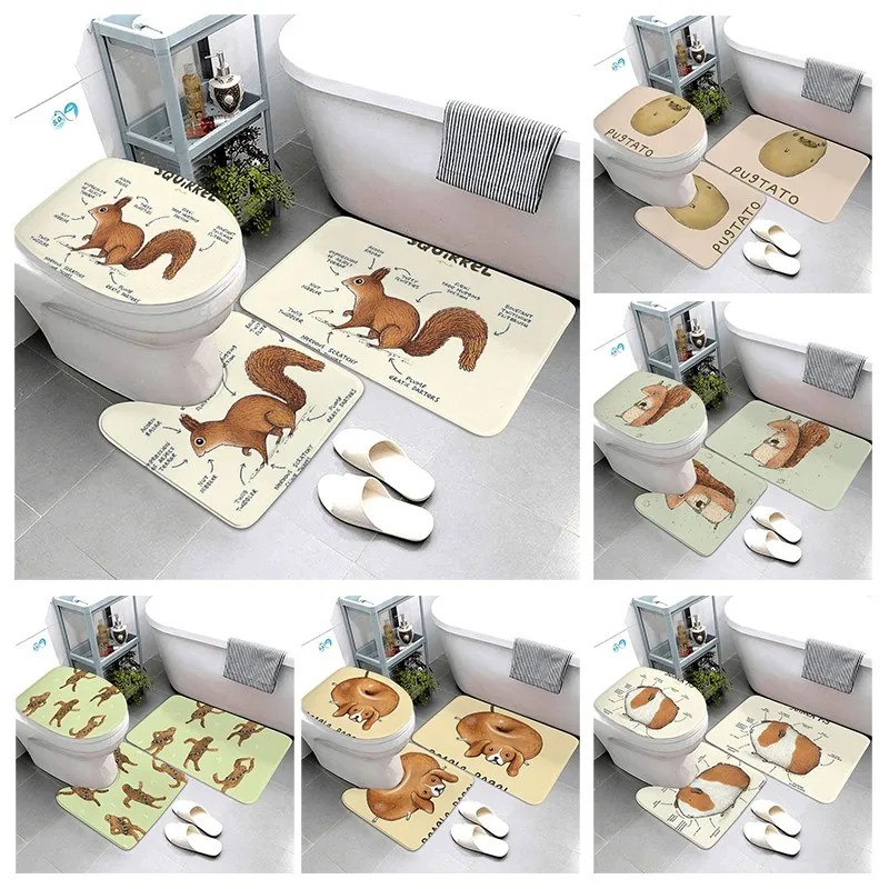 

Anti-slip Bath Mat Bathroom Small Rug Shower Mat Decorative Absorbent Foot Mat Entrance Door Mat Bedroom Balcony Room Mat