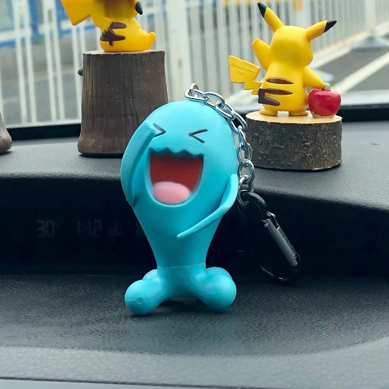 

Pokemon Model 7cm Wobbuffet Action Figure Doll Car Ornament School Bag Pendant Movie & TV PVC Unisex