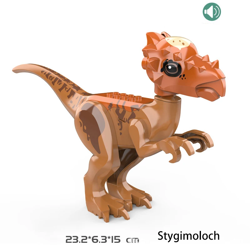 Совместим с конструктором LEGO MOC Herbivorous Dinosaur строительные блоки коллекция моделей