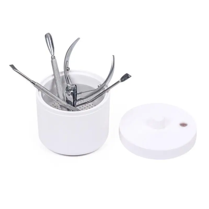 

Sterilizing Tray Box Cleaner Disinfection Box Nail Art Pedicure Manicure Tool Sterilizing Metal Nipper Equipment Cleaner Tools