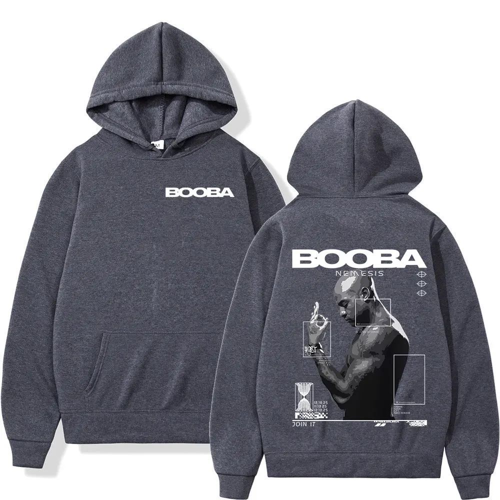 Фото Франция рэпер Booba Nero Nemesis толстовки мужская одежда ретро мода хип-хоп толстовки с капюшоном с длинными рукавами пуловер большого размера №3