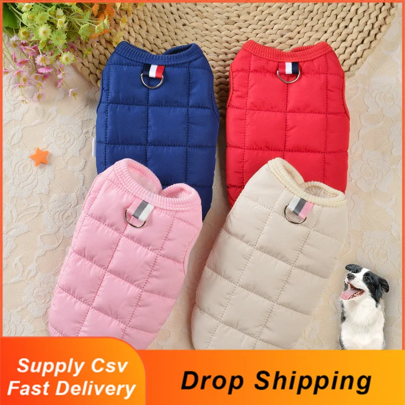 

Warm Dog Clothes For Small Dog Windproof Winter Pet Dog Coat Jacket Padded Clothes Puppy Outfit Vest Yorkie Chihuahua Clothes